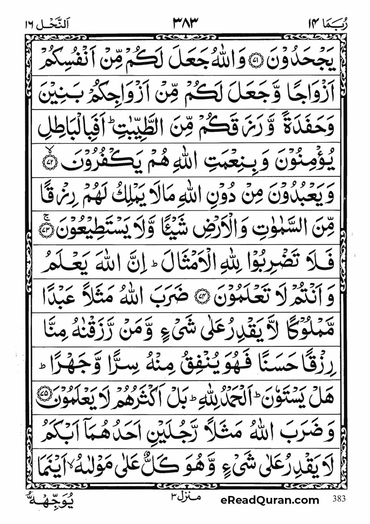 Quran Para 14 - Page 19