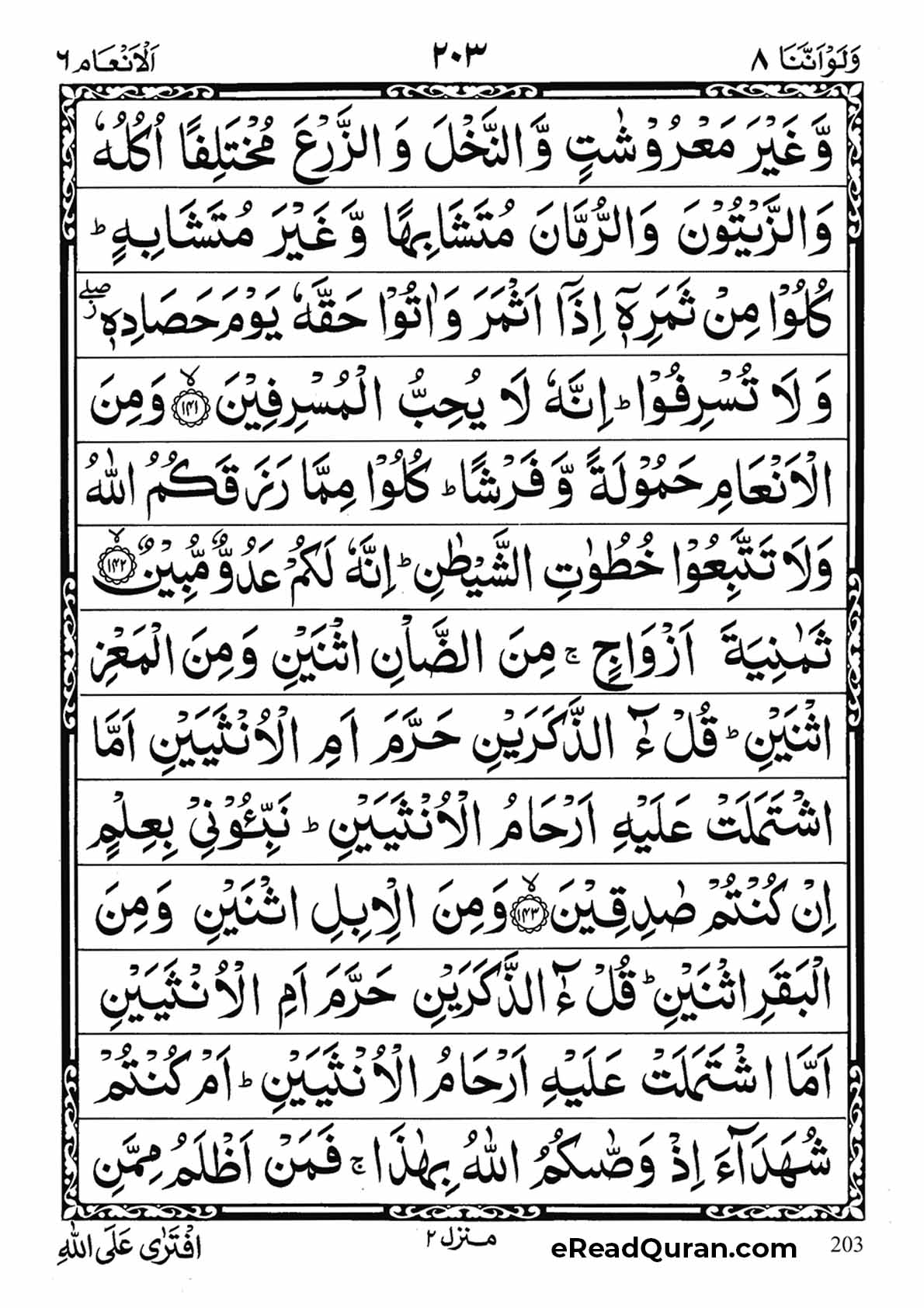 Quran Para 8 - Page 7